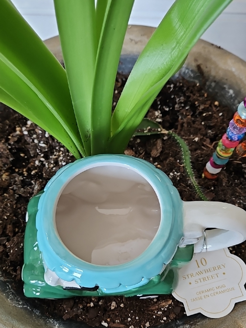 Cute Green Golf Cart Ceramic Mug - Picture 2 of 7